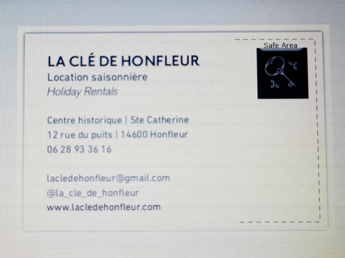 -La Maison Balancoire - Parking Prive - Coeur Historique -La Clef De Honfleur Dış mekan fotoğraf